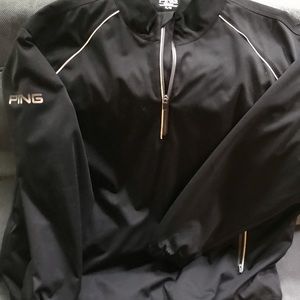 Ping 1/4 Zip Golf Rain Jacket